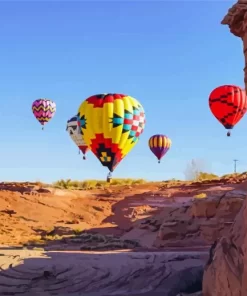 Balloons Canyon Paint By Numbers