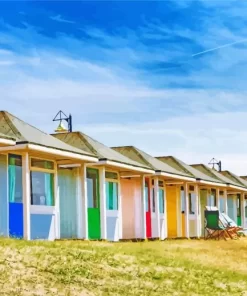 Houses In Mablethorpe Paint By Numbers