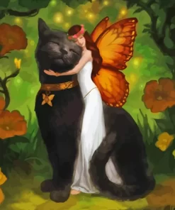 Cat And Fairy Paint By Numbers