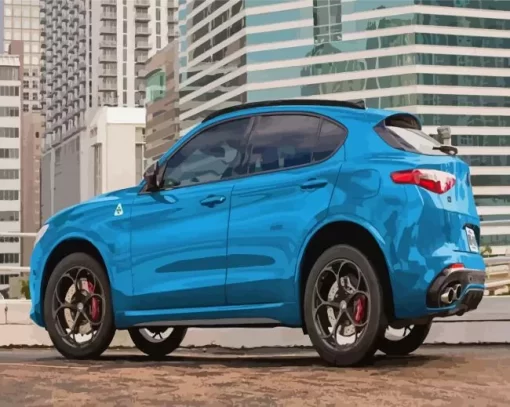 Alfa Romeo Stelvio Paint By Numbers