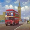 London Trolleybus Paint By Numbers