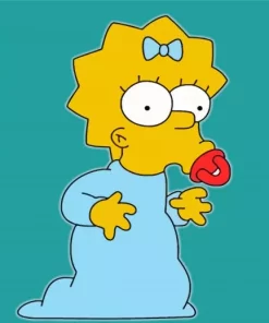 Maggie Simpson Paint By Numbers