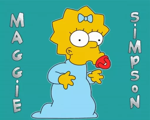 Maggie Simpson Paint By Numbers