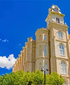 Manti Temple Paint By Numbers