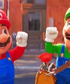 Mario And Luigi Paint By Numbers