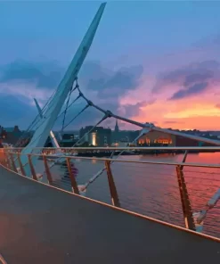 Derry Peace Bridge Paint By Numbers