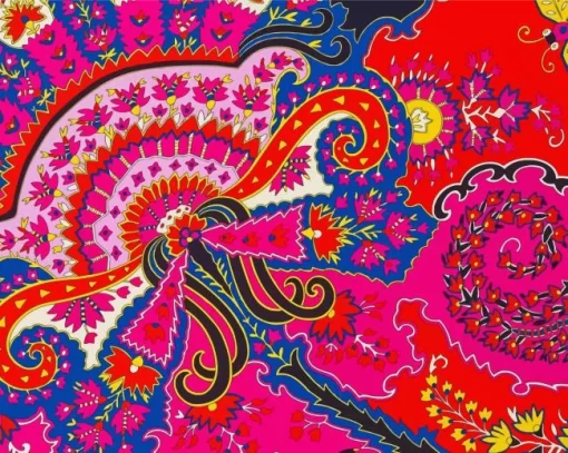 Paisley Paint By Numbers