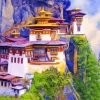 Paro Taktsang Paint By Numbers