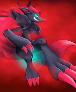 Pokemon Zoroark Paint By Numbers