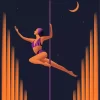 Pole Dance Paint By Numbers