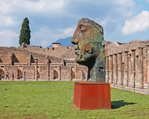 Pompeii Statue Paint By Numbers