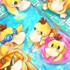 Psyducks In The Pool Paint By Numbers