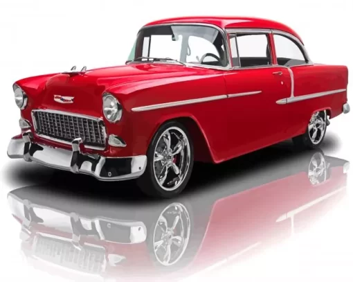 55 Chevy Reflection Paint By Numbers