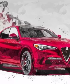 Alfa Romeo Art Paint By Numbers