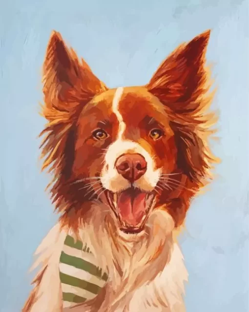 Border Collie Puppy Paint By Numbers