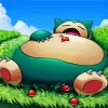 Sleepy Snorlax Paint By Numbers