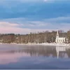 Snowy Lake Maine Paint By Numbers