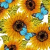 Sunflower With Butterfly Paint By Numbers