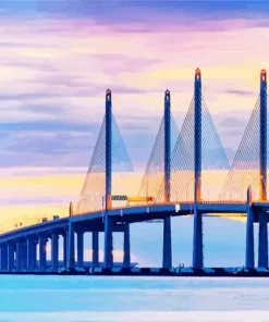 Penang Bridge Paint By Numbers