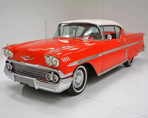 1958 Chevy Impala Paint By Numbers