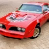 Red 1977 Firebird Paint By Numbers