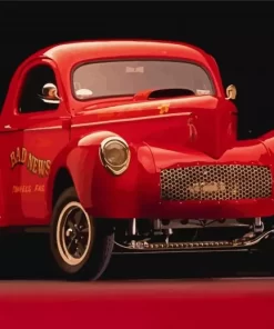 Red Gasser Paint By Numbers