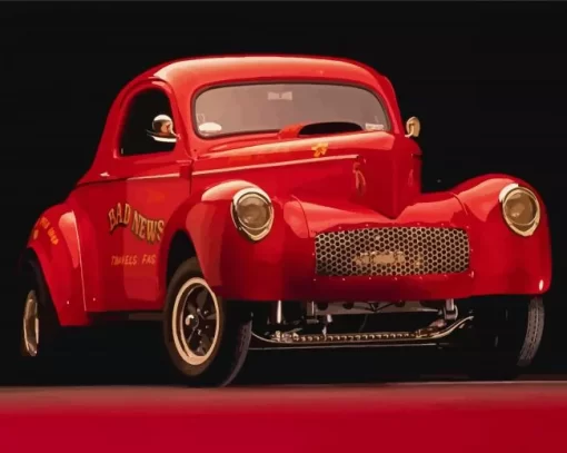 Red Gasser Paint By Numbers