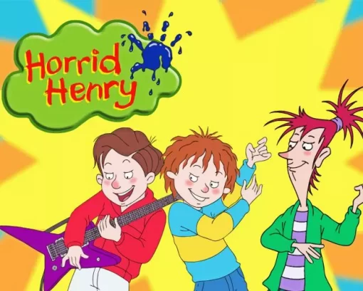 Horrid Henry Paint By Numbers