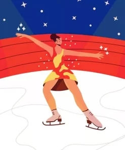 Figure Skating Paint By Numbers