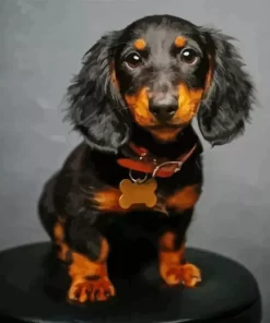 Long Hair Dachshund Paint By Numbers