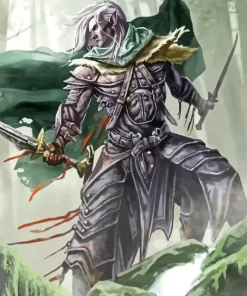 Mad Drizzt Paint By Numbers