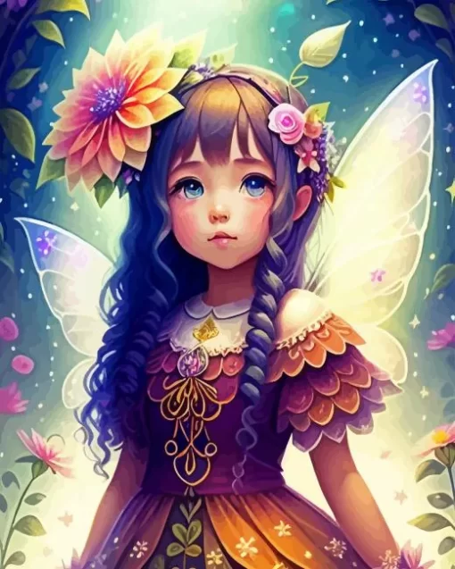 Little Fairy Paint By Numbers