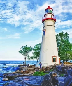 Marblehead Lighthouse Paint By Numbers