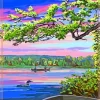 Rangeley Lake Maine Paint By Numbers