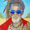 Rasta Man Art Paint By Numbers