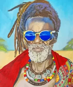 Rasta Man Art Paint By Numbers