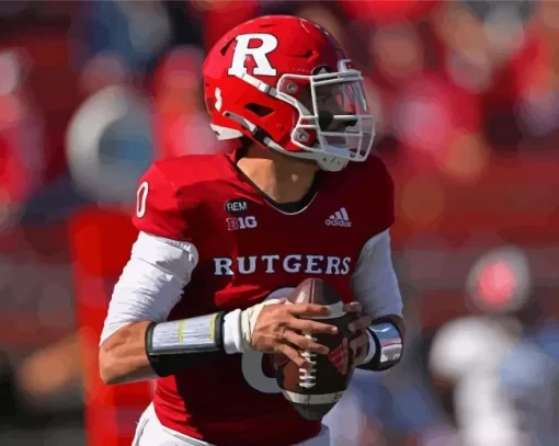 Rutgers Scarlet Knights Paint By Numbers