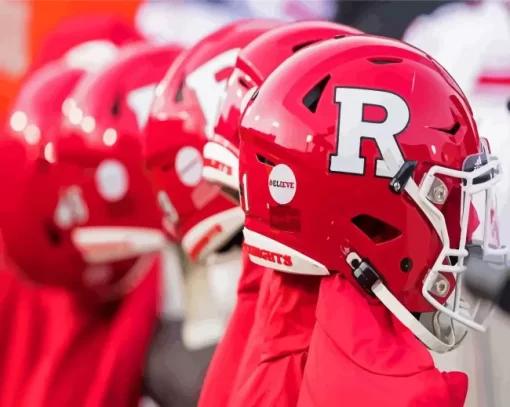 Rutgers Helmets Paint By Numbers