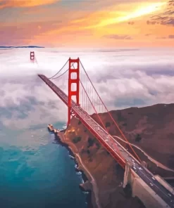 Golden Gate Bridge Paint By Numbers