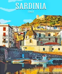 Sardinia Italy Poster Paint By Numbers