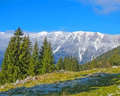 Carpathian Mountains Paint By Numbers