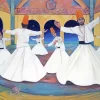 Sufi Whirling Dervishes Paint By Numbers