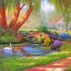 Summer Park Garden Paint By Numbers