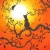 Sunset Cat Paint By Numbers