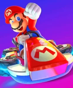 Super Mario Kart Paint By Numbers