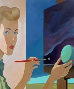 Surrealist Woman Paint By Numbers