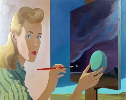 Surrealist Woman Paint By Numbers