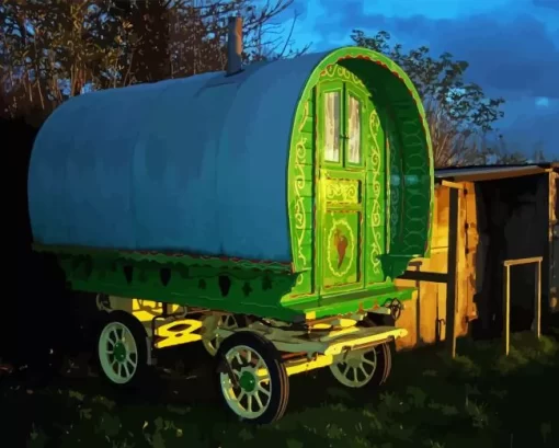 Gypsy Caravan Paint By Numbers