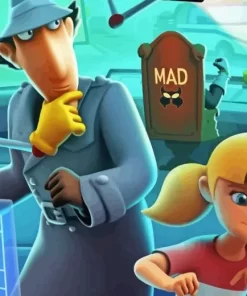 Inspector Gadget Paint By Numbers