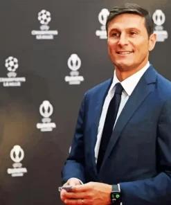 Javier Zanetti Paint By Numbers